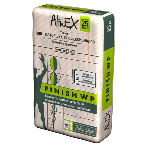 Цементная шпатлевка AlinEX «FINISH WP» (25 кг) - фото 1 - id-p52994501