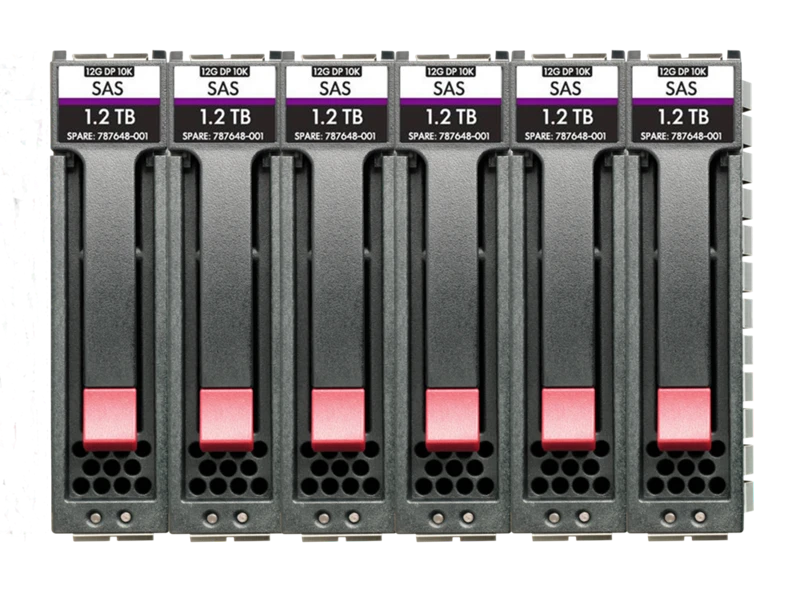 HPE R0Q65A Жесткий диск MSA 7.2TB SAS 12G Enterprise 10K SFF (2.5in) M2 3yr Wty 6-pack HDD Bundle