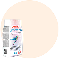 Litocolor Жасмин L.20 2 кг. Цементная затирка для шва 1-5 мм