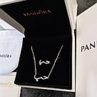 Серебряный комплект Любовь от Пандора Pandora Цепочка, кулон, кольцо, 925 серебро, фото 2