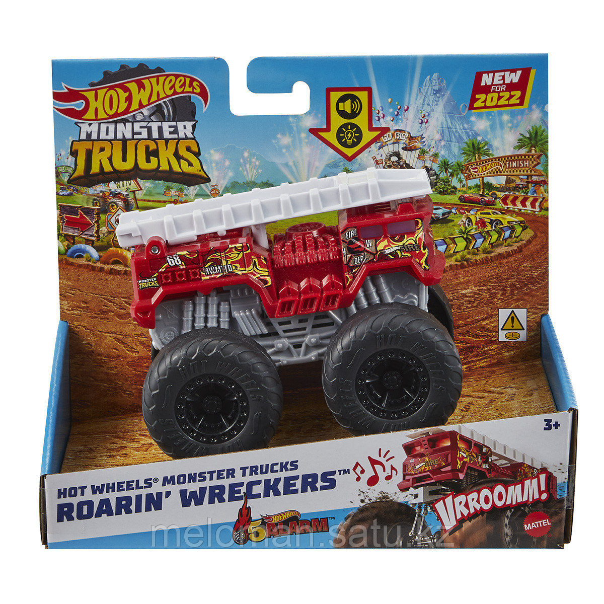 Hot Wheels: Monster Trucks. 1:43 машина со светом и звуком - 5 Alarm - фото 2 - id-p115584276