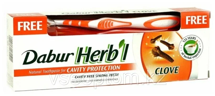 Dabur Herb I - Зубная паста с щеткой Гвоздика - фото 1 - id-p115584665