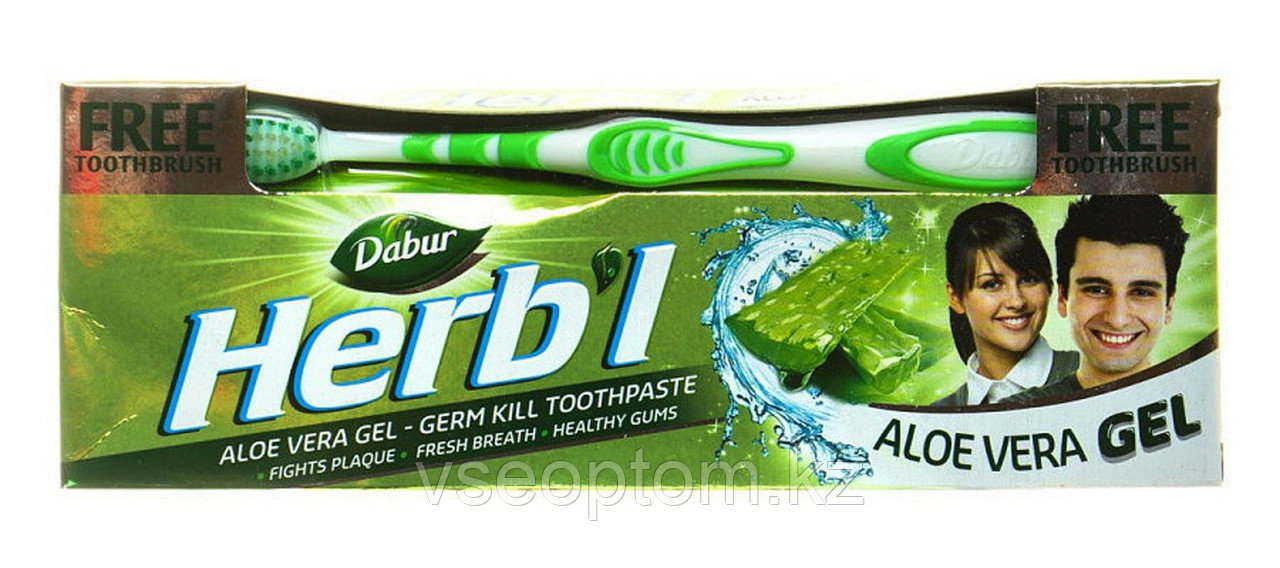 Dabur Herb I - Зубная паста с щеткой Алоэ Вера - фото 1 - id-p115584667