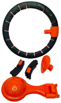 Обруч для похудения  (хулахуп  массажный) утяжеленный с грузом 90см