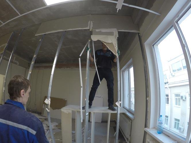 Демонтаж потолка и перегородок из гипсокартона Алматы - фото 1 - id-p115585603
