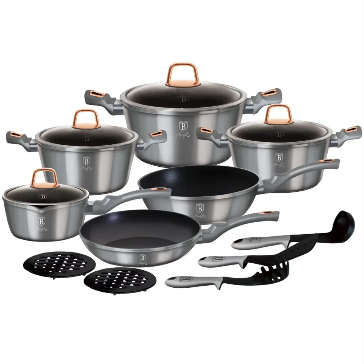 Набор посуды 15 пр. Moonlight Edition Berlinger Haus, фото 1