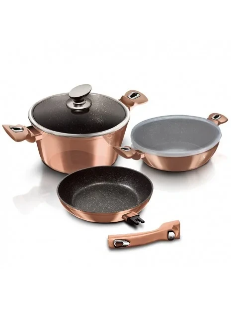 Набор посуды 6 пр. Rose Gold Berlinger Haus, фото 1