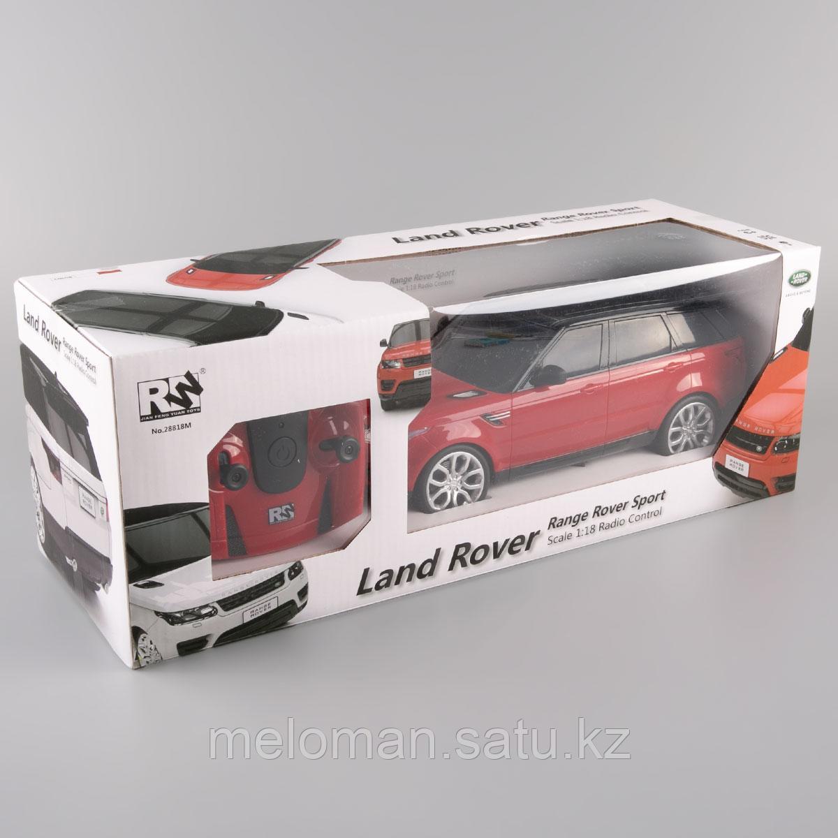 Радиоуправляемая машинка Range Rover Sport на пульте управления, красный, 1:18 - фото 9 - id-p115588080