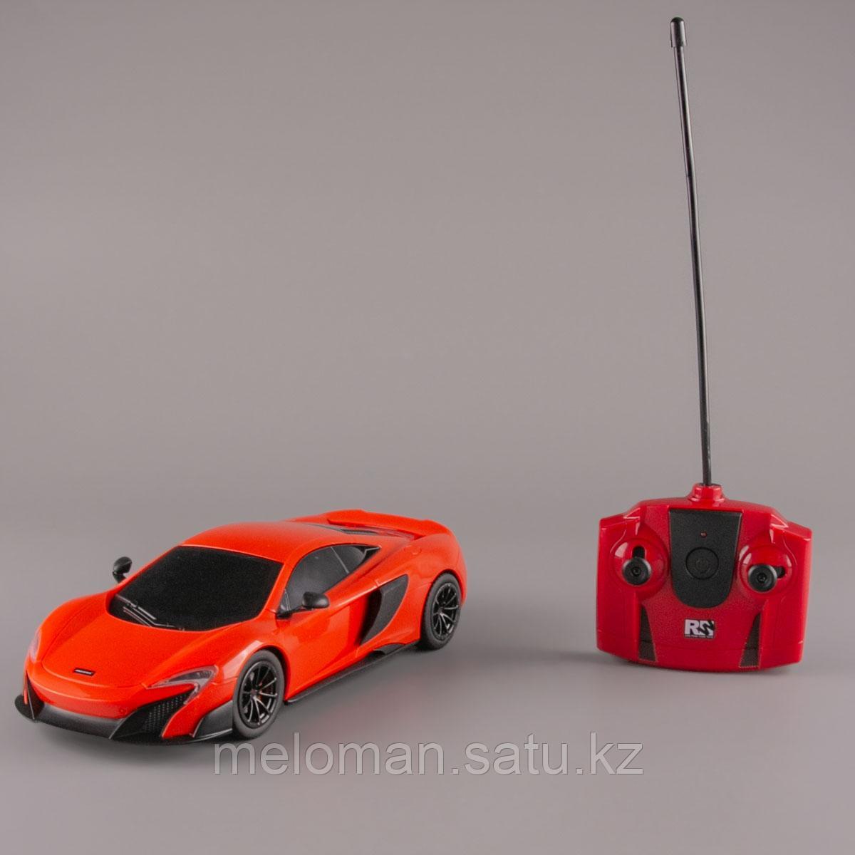 Машинка на радиоуправлении McLaren 675LT Coupe оранжевый 1:18 - фото 1 - id-p115588090