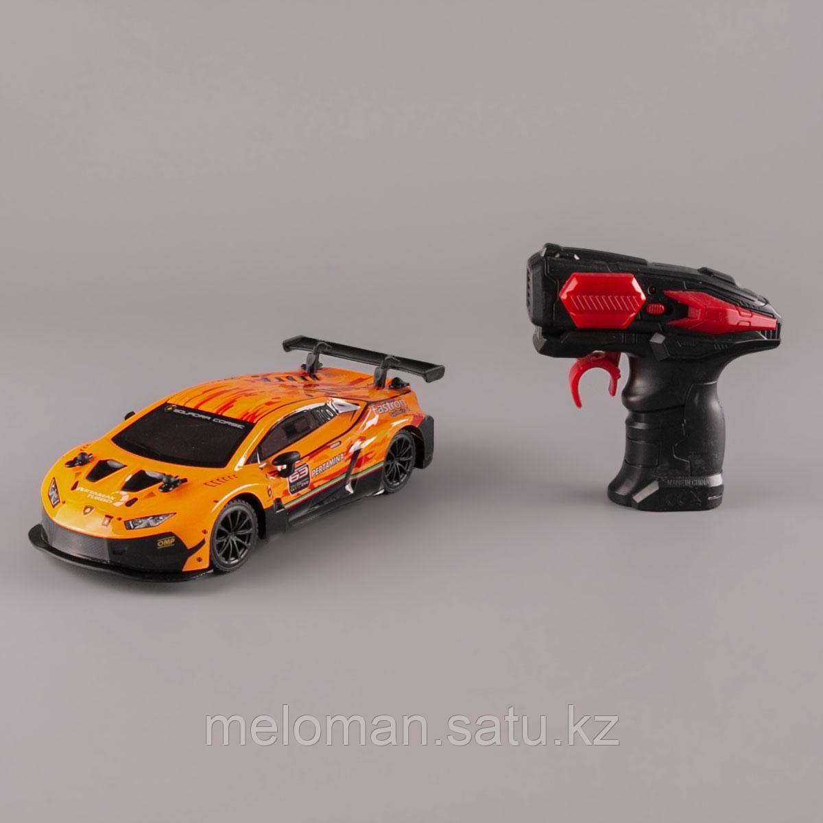 Машинка на радиоуправлении Lamborghini Huracan GT3 оранжевый 1:24 - фото 1 - id-p115588093
