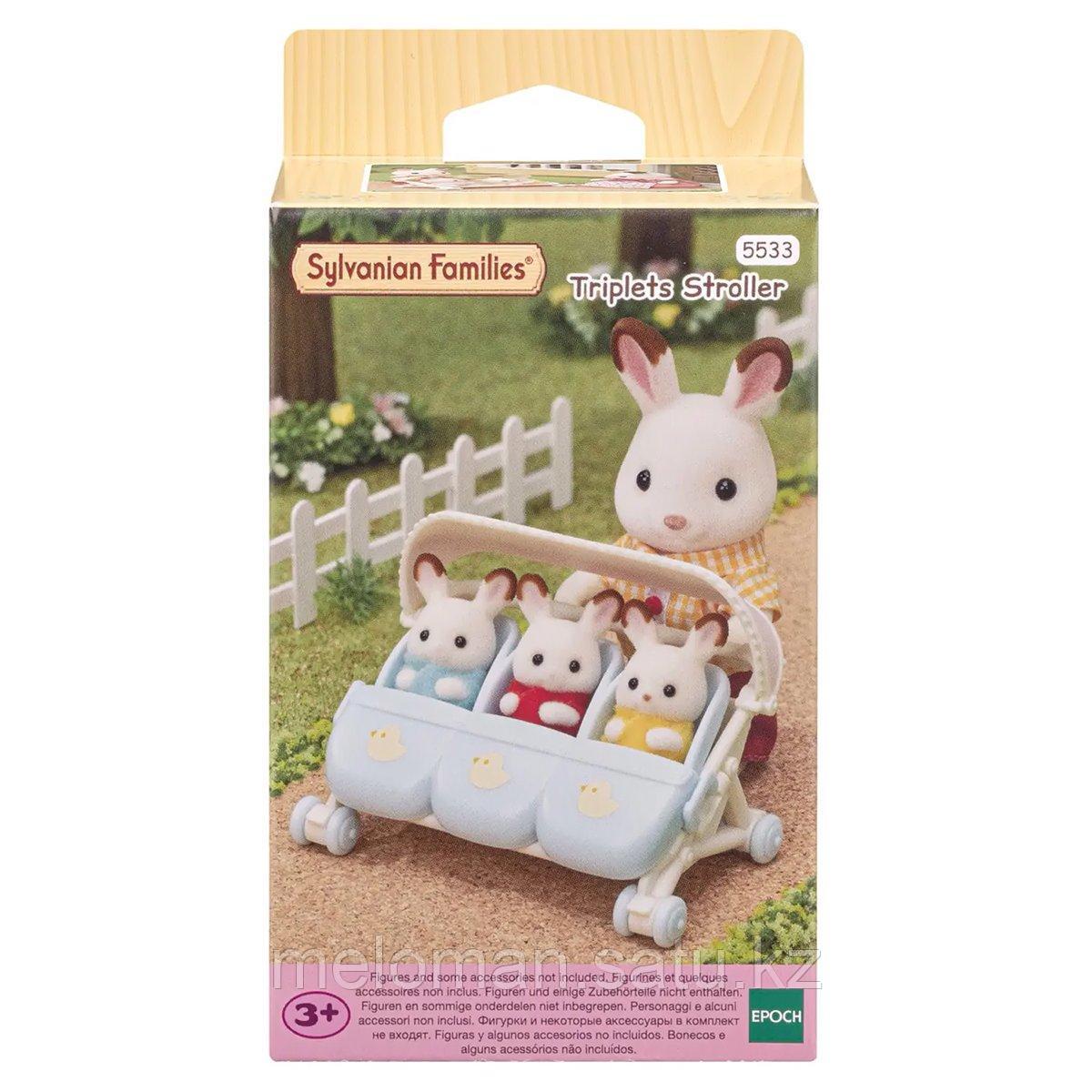 Sylvanian Families: Коляска для тройняшек 5533 - фото 4 - id-p115584393