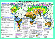 Карта Зоогеографическая карта мира