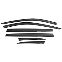Ветровики, дефлекторы Lixiang L9 с логотипом (Черный)