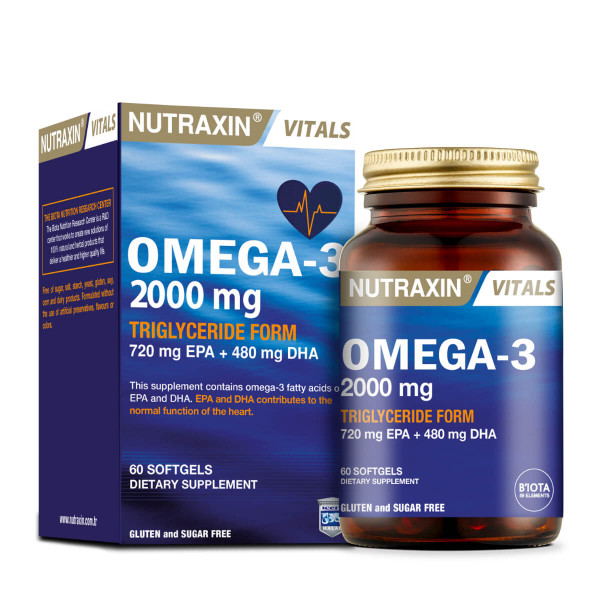 Nutraxin OMEGA-3 2000mg ( Омега-3 2000мг ) 60 капсул, фото 1