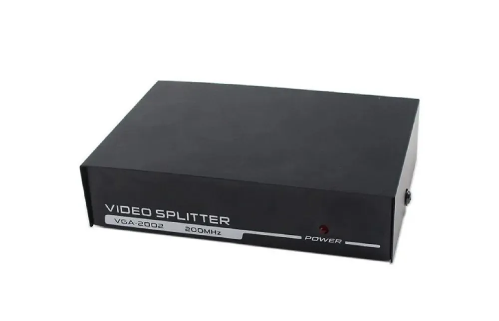 Разветвитель VGA Splitter 1X2, 2 порта, черный, VGA-2002 - фото 3 - id-p115590781