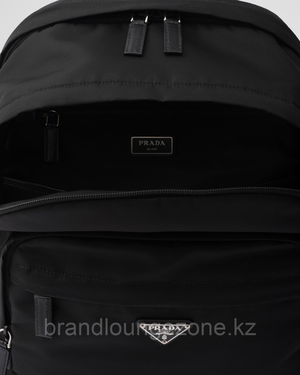 Городской рюкзак Prada из нейлона и сафьяновой кожи - фото 4 - id-p115590861