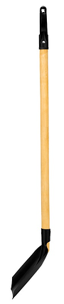 Лопата совковая, 235х270х1300 мм, деревянный черенок с пропиткой, Россия// Сибртех, фото 2