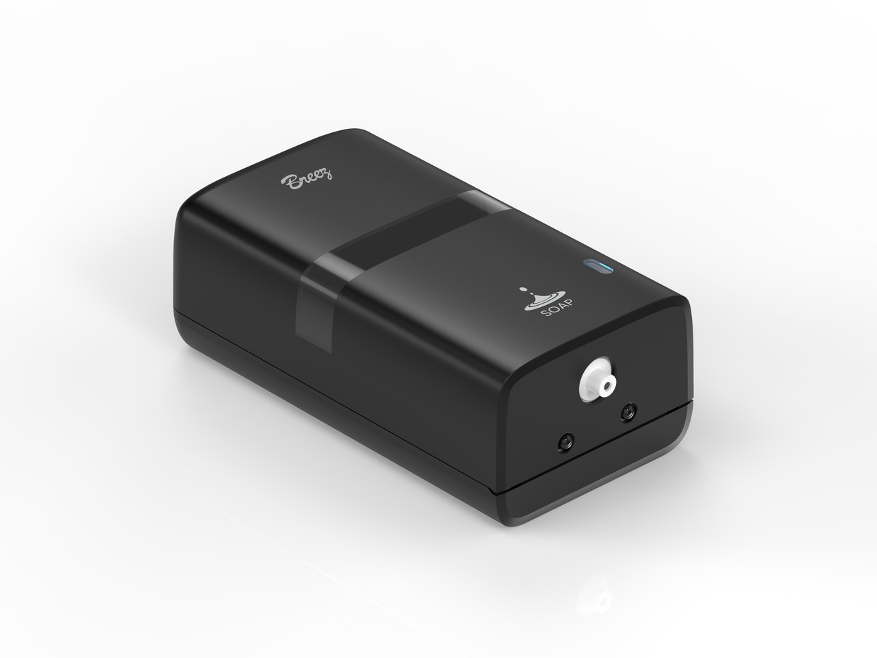 Автоматический сенсорный дозатор пенного мыла Breez: S-8085 чёрный (600 мл.) - фото 3 - id-p115194586
