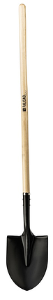 Лопата штыковая амер. типа, 215х285х1500 мм, деревянный лакированный черенок, LUXE// Palisad, фото 2