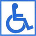 Табличка 100Х100 "Доступность для инвалидов в креслах-колясках"
