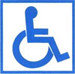 Табличка 100Х100 "Доступность для инвалидов в креслах-колясках", фото 2