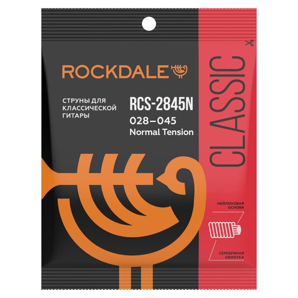 Струны для классической гитары нейлоновые Rockdale RCS-2845N
