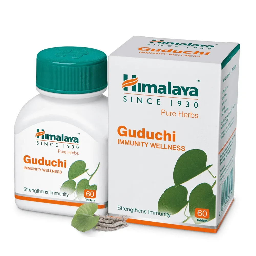 Гудучи Хималая (Guduchi Himalaya) иммуномодулирующее, антивирусное средство 60 таблеток - фото 1 - id-p115600721