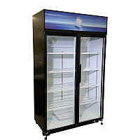 Холодильный шкаф 900 л со стеклом