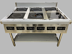Шестиконфорочная Индукционная плита 3 кВт*6 - Стандарт