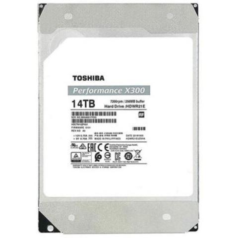 Внутренний жесткий диск Toshiba HDWR21EUZSVA (HDD (классические), 14 ТБ, 3.5 дюйма, SATA) - фото 1 - id-p105422560