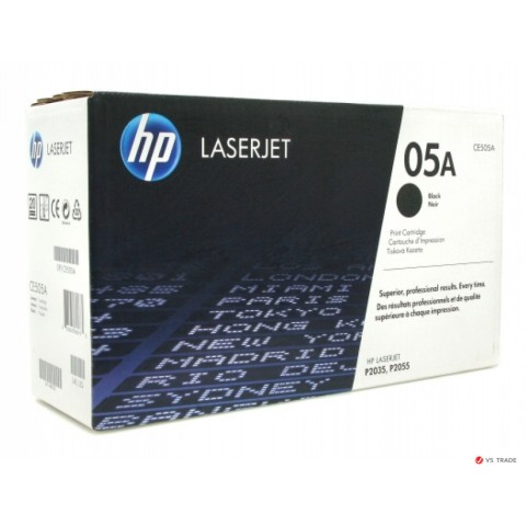 Картридж HP CE505A - фото 1 - id-p110535389