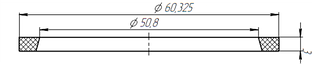 №15 Грязесъёмник стоп. вала 2S91.03.16 (чертёж УПЛ-2FZ18-35.00.007)