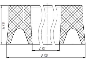 №13 Манжета 2S91.03.11 (чертёж УПЛ-2FZ18-35.00.004)