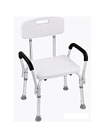 Стул с поручнем в ванную, регулируемый для купания в ванной и душе ТИТАН