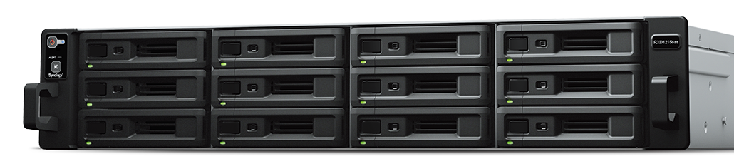 Synology RXD1215sas 12xHDD 2U SAS, Блок расширения для увеличения дисковой емкости, 2 блока питания - фото 1 - id-p115606575