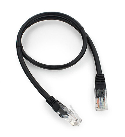 Патчкорд Cat.5e OK-UTP-RJ45-1.5м-BL LSZH (Черный), фото 1