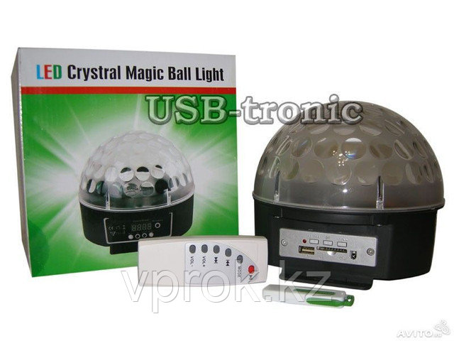 Сфера светодиодная для цветомузыки Crystal Magic Ball - фото 2 - id-p14935923