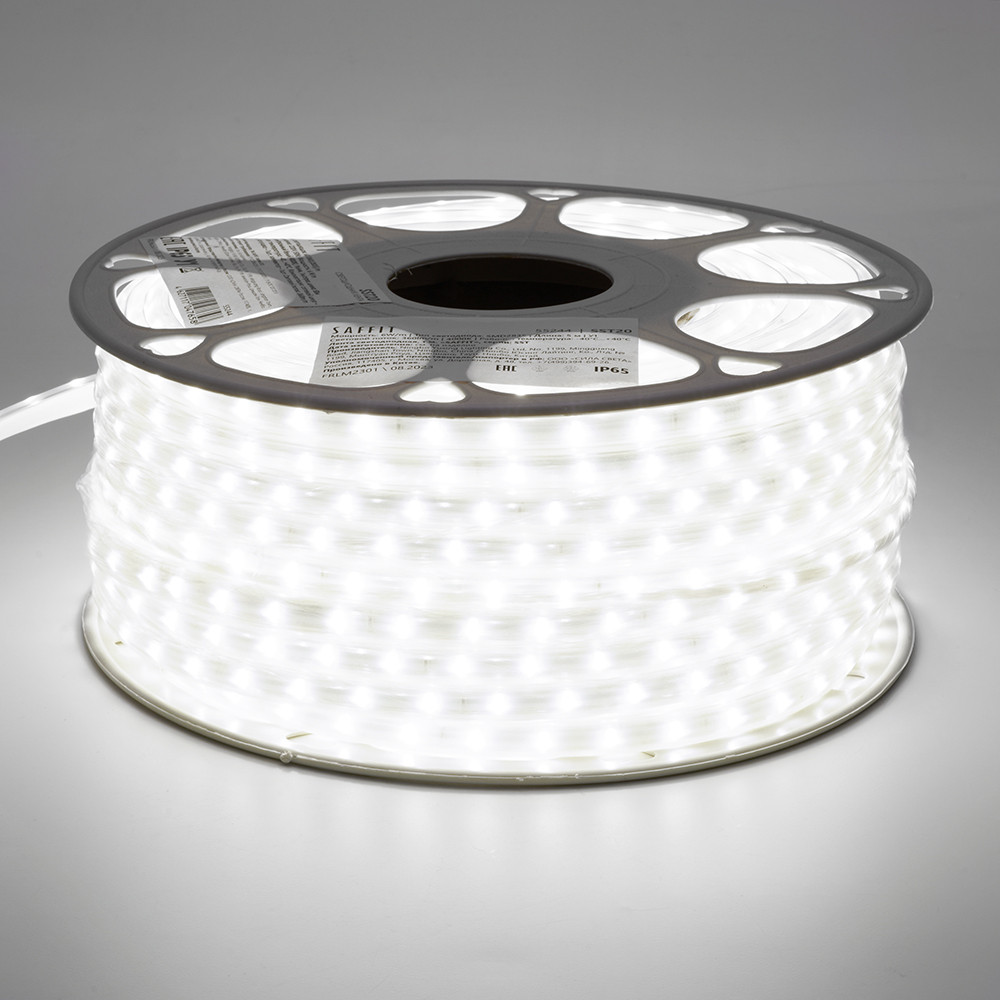 SST20 SAFFIT 60SMD (2835)/м 6Вт/м 220V 50м , 4000K, IP65, фото 1