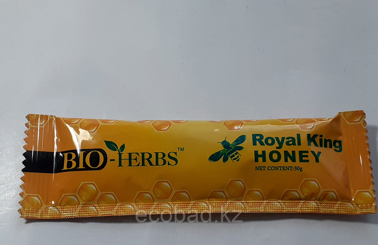 Королевский мед для мужчин Bio-Herbs Royal King Honey Dr's Secret, 1 пак. × 30g. - фото 2 - id-p115706424