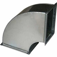 Отвод 90 градусов прямоугольный вентиляционный 100х100