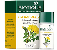 Омолаживающая сыворотка для лица Био Одуванчик, Биотик (Bio Dandelion, Biotique) 40 мл