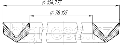 №4 Уплотнитель жёсткий PPG 180х5000.022 (чертёж УПЛ-2FZ18-35.00.005)