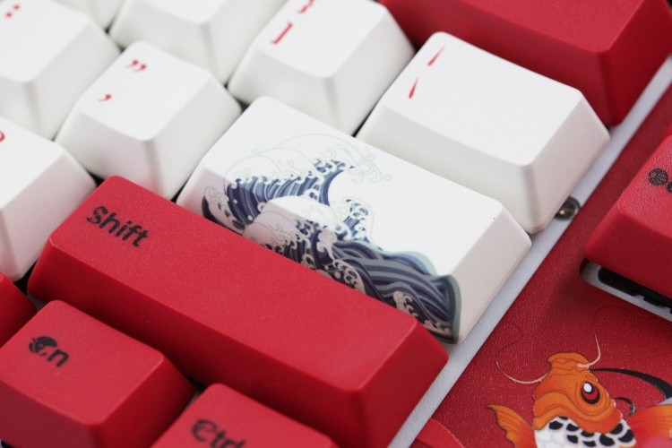 Клавиатура Varmilo VEM87 Koi EC V2 Rose UA - фото 2 - id-p115714367