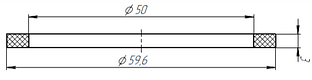 №17 Кольцо грязесъёмное PPG 180x5000.012 (чертёж УПЛ-2FZ23-35.00.007)