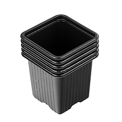 Горшочек для рассады, 70х70х65 мм, полистирол, 5 шт.// Россия