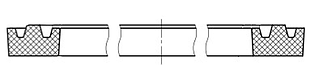Кольцо уплотнительное PPG 350x5000.017 W-образное