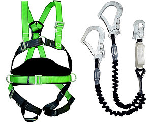 Пояс страховочный парашютного типа, Пояс монтажный (Пояс предохранительный) парашютный тип с Амортизатором