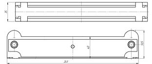 Торцевое уплотнение 722.183.00 глухое