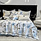 Полуторный комплект постельного белья из тенселя с одеялом и цветочным принтом, фото 2