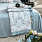 Полуторный комплект постельного белья из тенселя с одеялом и цветочным принтом, фото 5